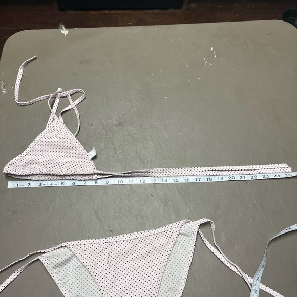NWOT One Size Pink Cheetah Print Bikini - Picture 7 of 8